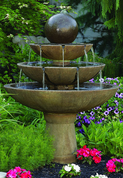 Tranquility Sphere Spill Fountain